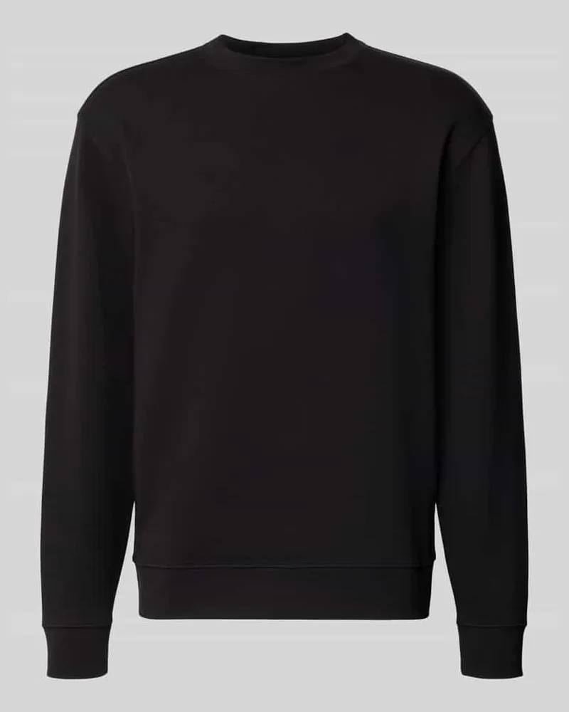 Selected Slim Fit Pullover aus reiner Baumwolle 'TOM Black