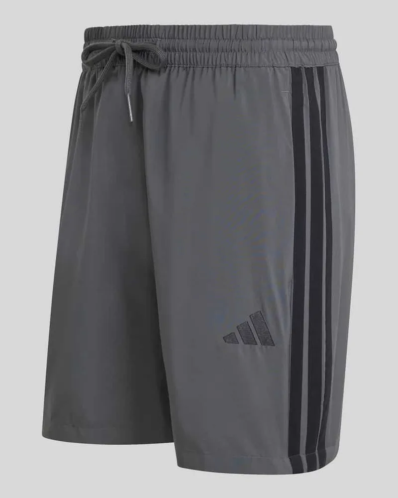 adidas Regular Fit Trainingsshorts mit Tunnelzug Anthrazit
