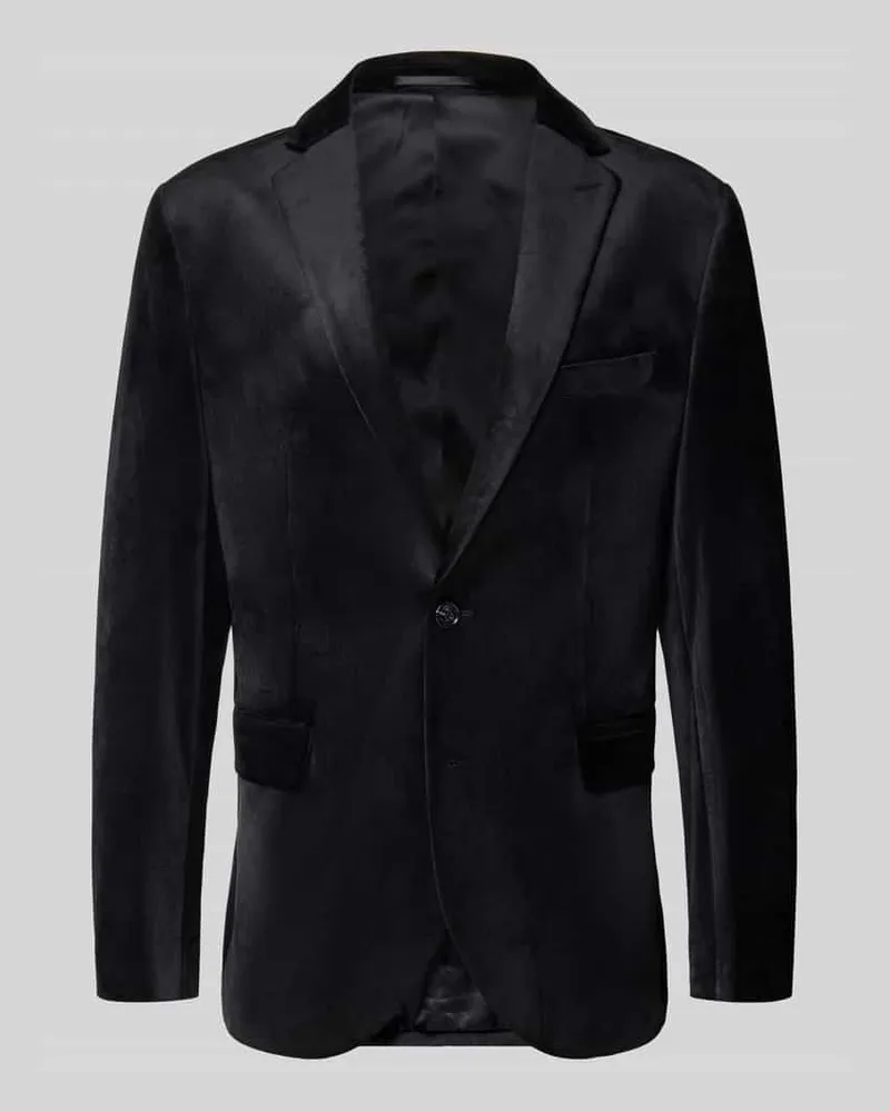 Matinique 2-Knopf-Sakko mit Reverskragen Modell 'george Black