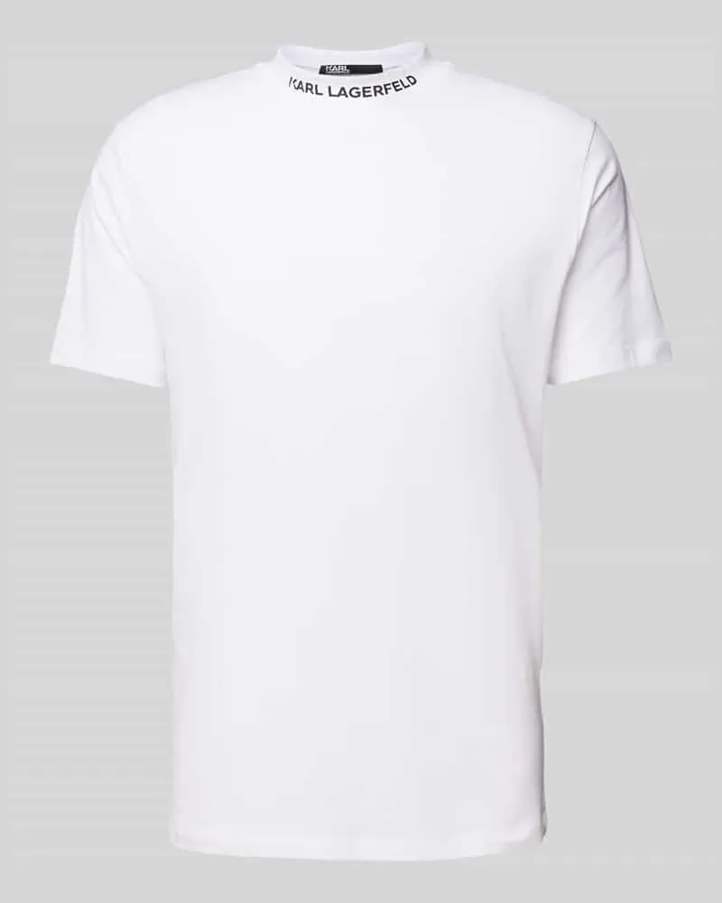 Karl Lagerfeld T-Shirt mit Label-Print 