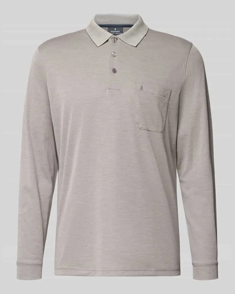 Ragman Regular Fit Poloshirt mit Brusttasche 
