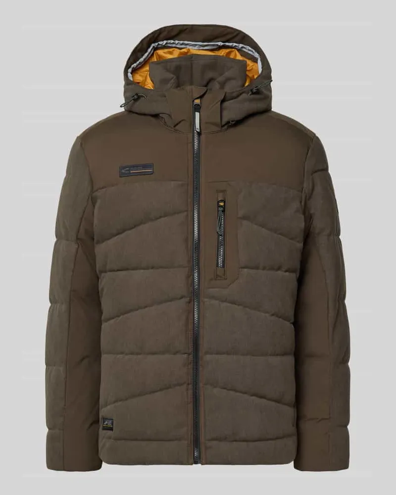 Camel Active Jacke mit Kapuze Dunkelbraun