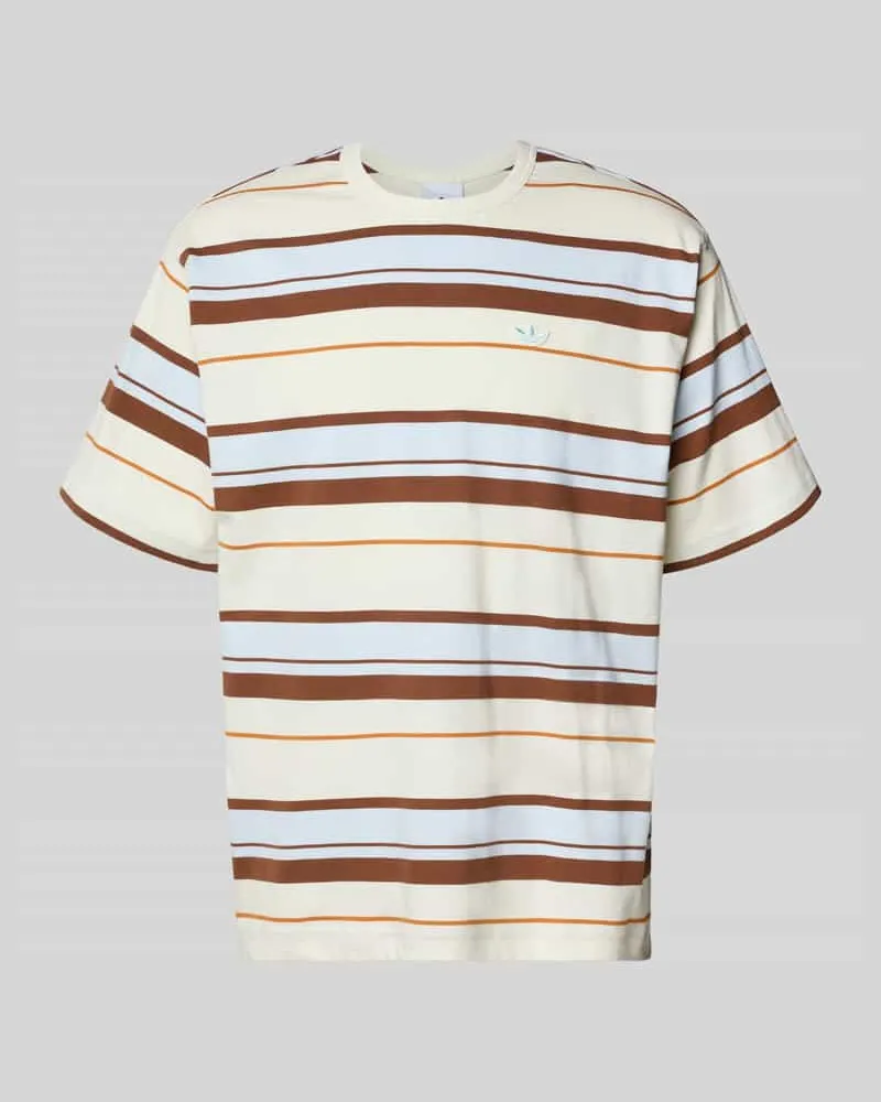 adidas Regular-Fit T-Shirt aus reiner Baumwolle Modell 'KX1267 Offwhite