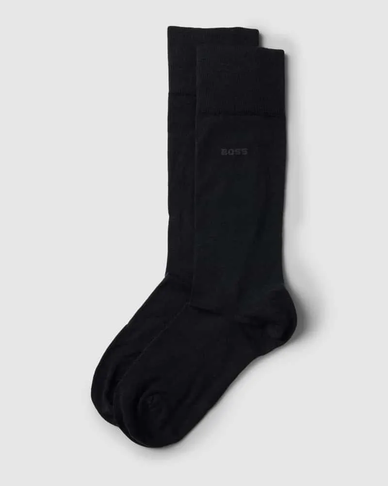 HUGO BOSS Socken mit Strukturmuster im 2er-Pack 