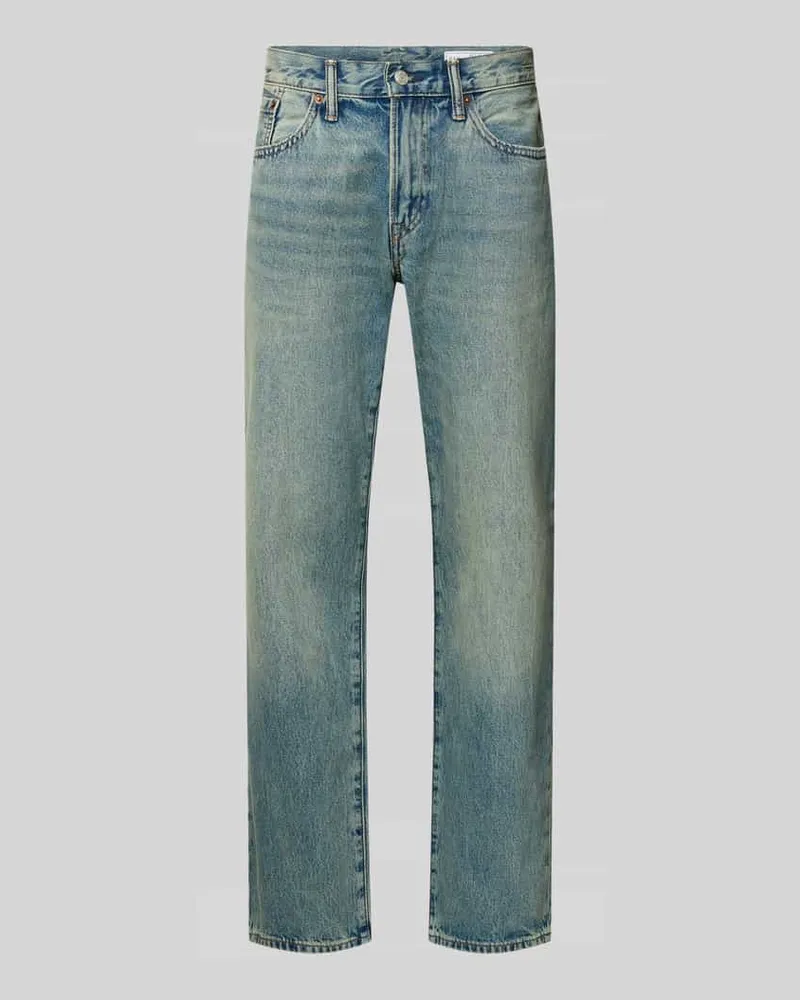 GAP Straight Leg Jeans im 5-Pocket-Design Hellblau