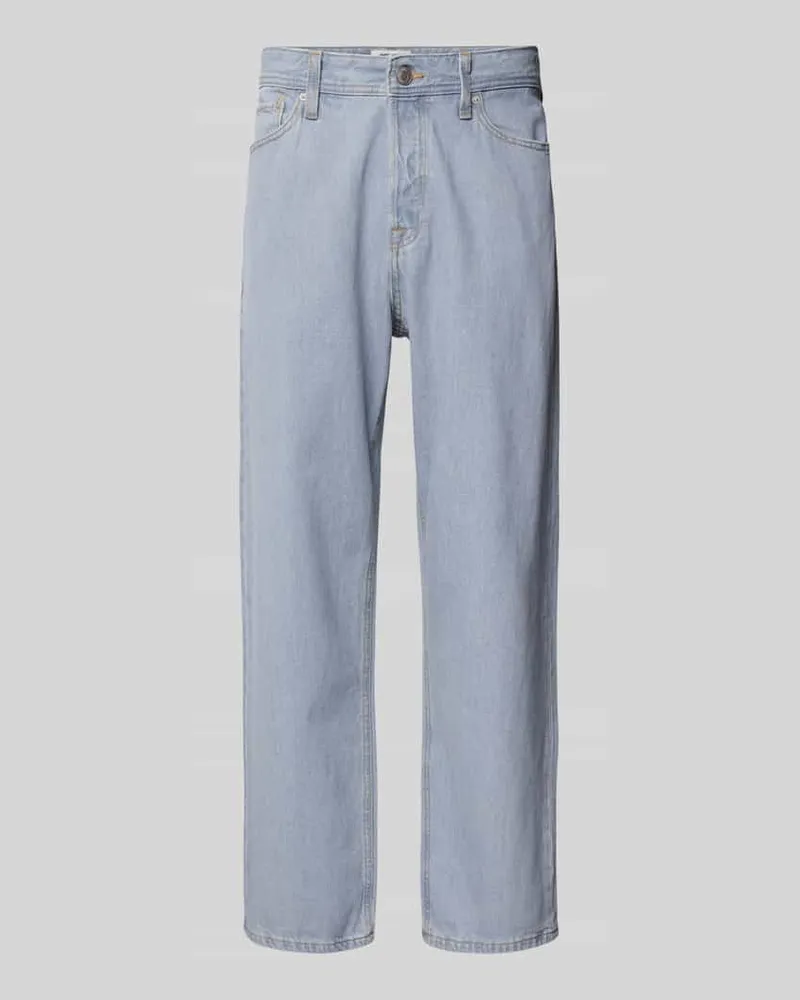 Jack & Jones Baggy Fit Jeans im 5-Pocket-Design Modell 'ALEX 
