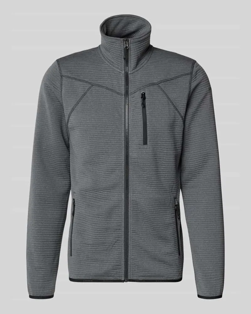 Icepeak Regular Fit Fleecejacke mit Stehkragen Modell 'Berthold Stein