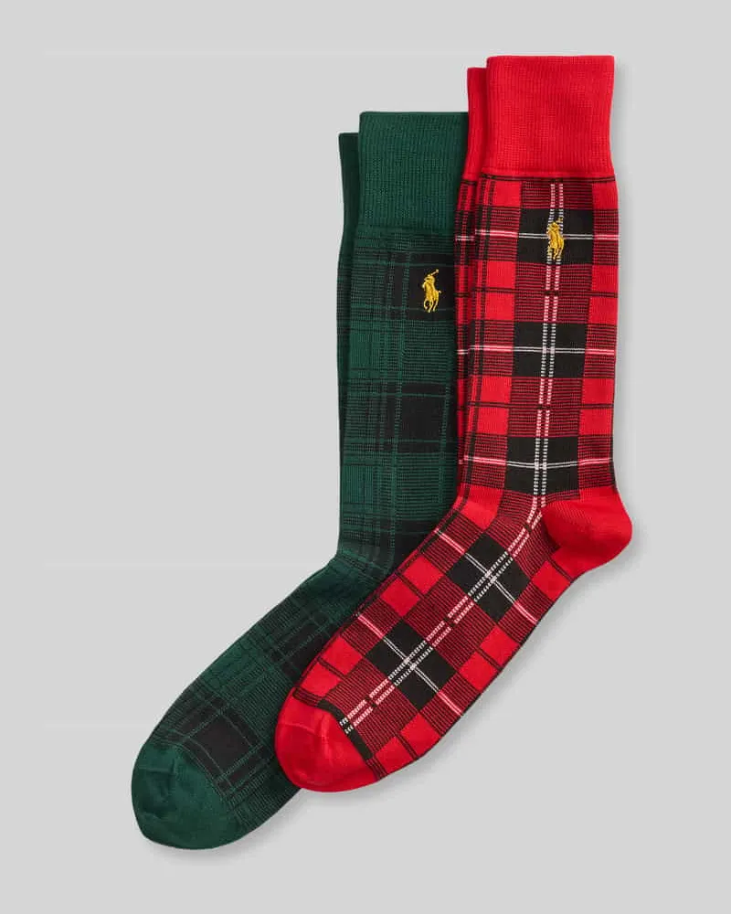Ralph Lauren Socken mit Logo-Stitching im 2er-Pack Rot