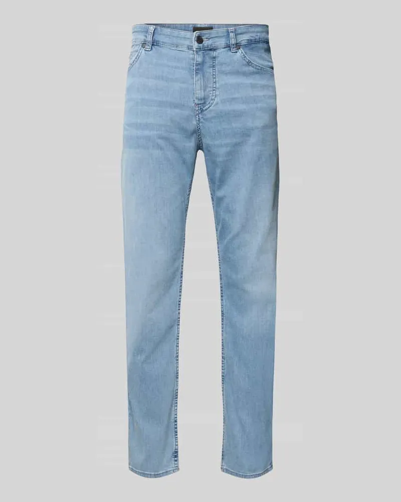 HUGO BOSS Regular Fit Jeans im 5-Pocket-Design Modell 'Re.Maine 