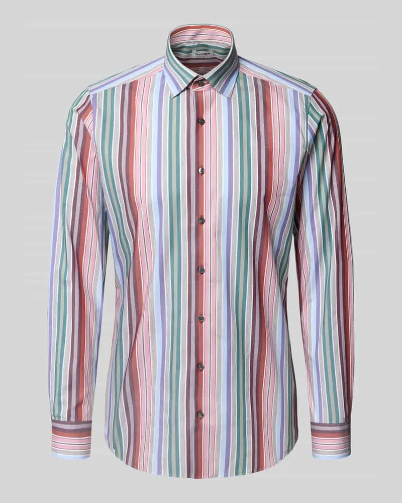 Olymp Slim Fit Freizeithemd mit Kentkragen 