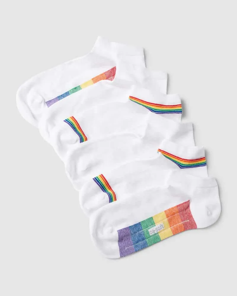 Camano Sneakersocken mit Rippenbündchen im 7er-Pack Modell 'Soft 