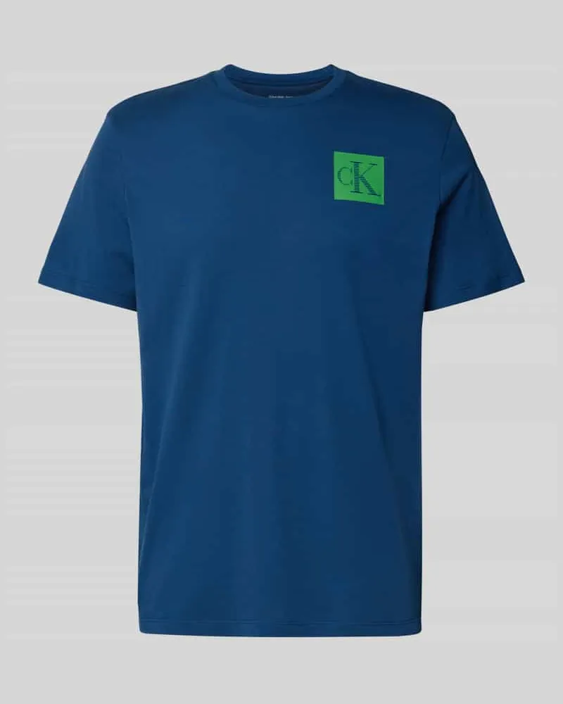 Calvin Klein Regular Fit T-Shirt aus reiner Baumwolle mit Logo-Print 