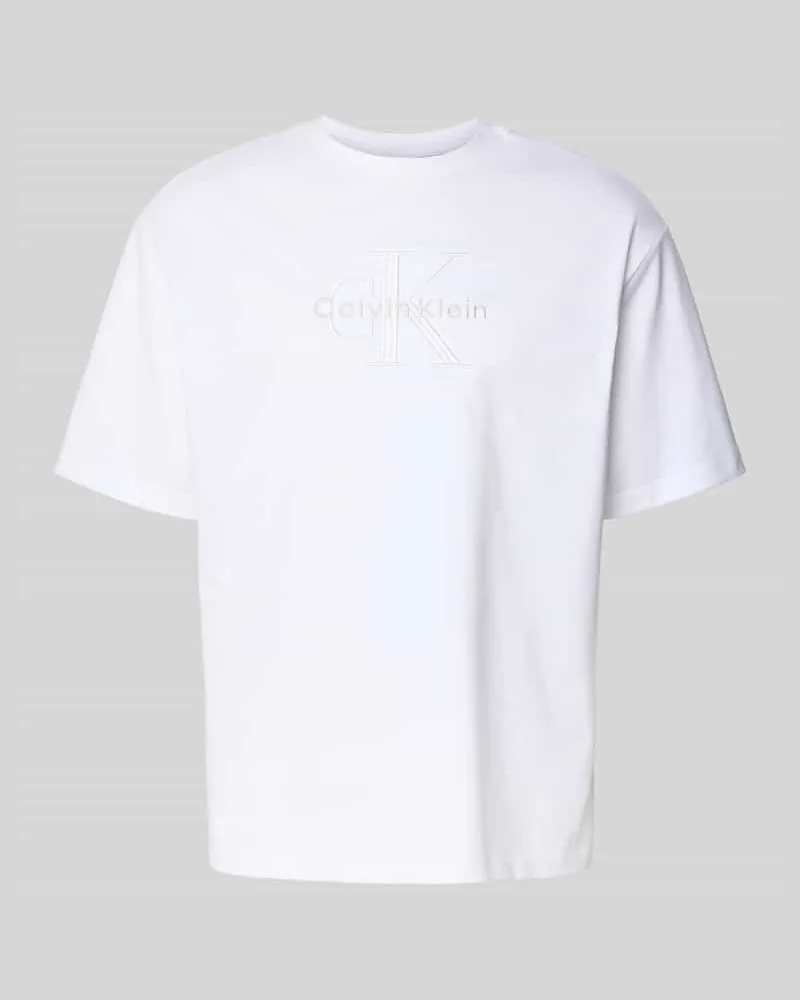 Calvin Klein T-Shirt mit Label-Stitching 