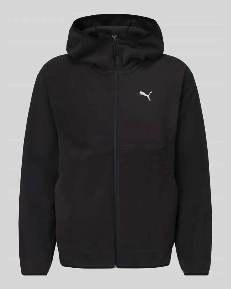 Puma Regular Fit Sweatjacke mit Kapuze Black