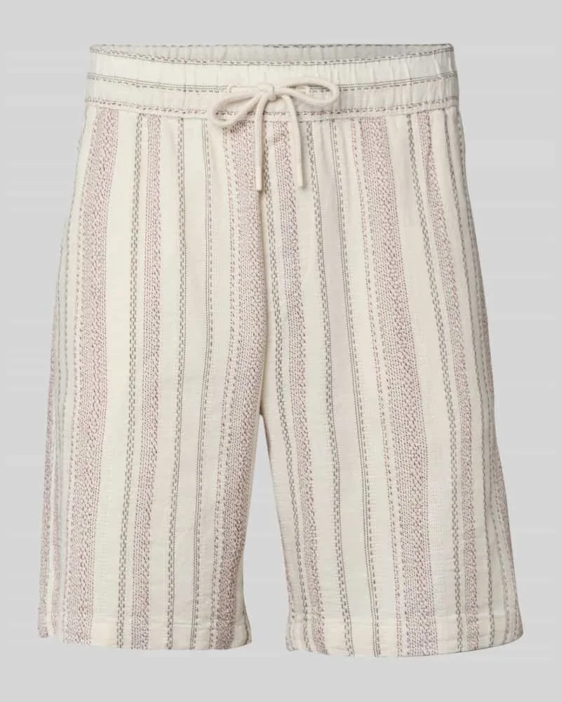 McNeal Shorts mit elastischem Bund Beige