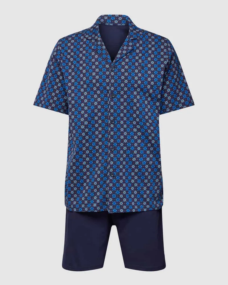 HOM Pyjama mit Allover-Muster Modell 'MARVIN 