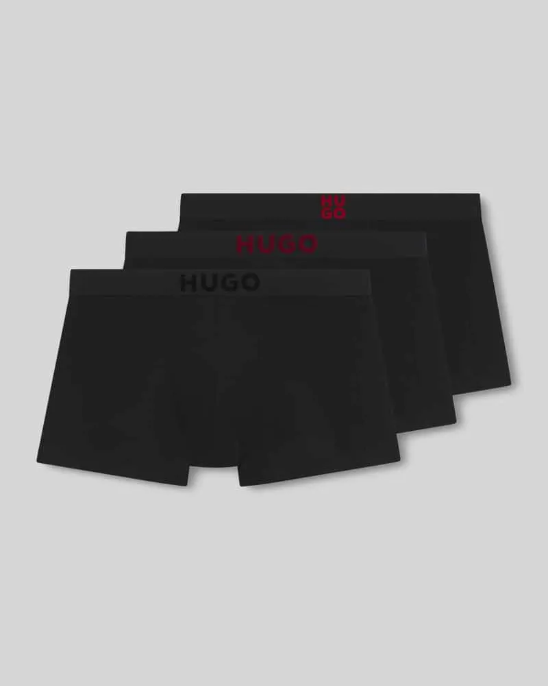 HUGO BOSS Trunks mit Logo-Bund Black
