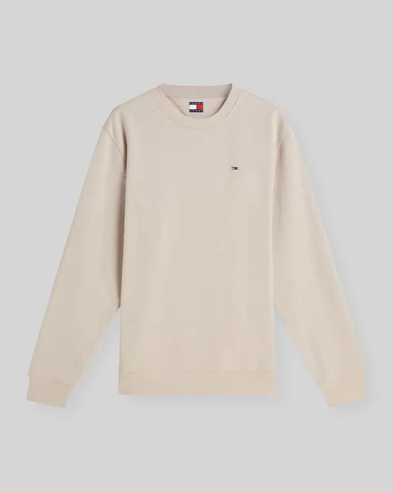 Tommy Hilfiger Regular Fit Sweatshirt aus Baumwoll-Mix Beige