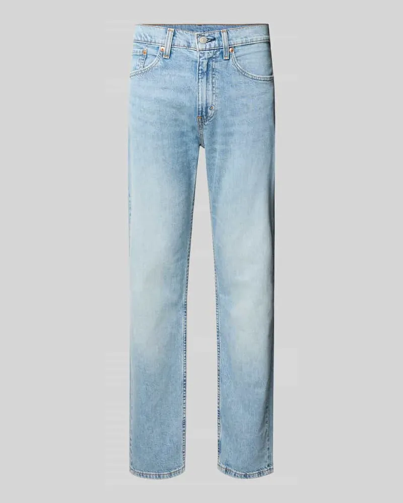 Levi's Straight Fit Jeans mit 5-Pocket-Design Hellblau
