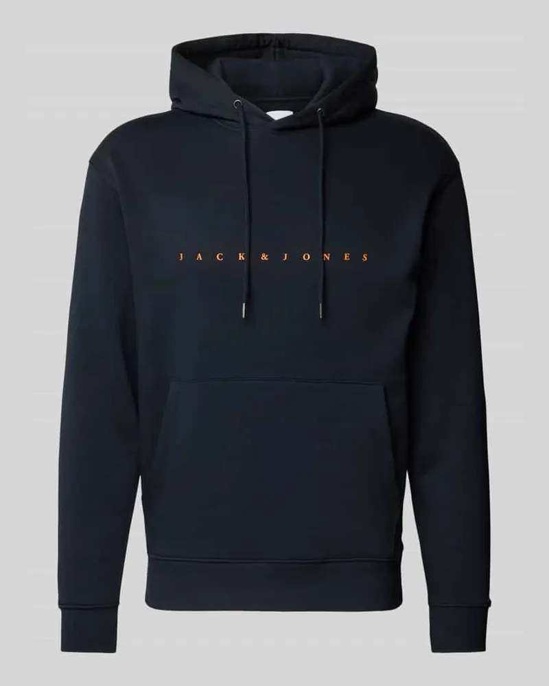 Jack & Jones Hoodie mit Label-Print 