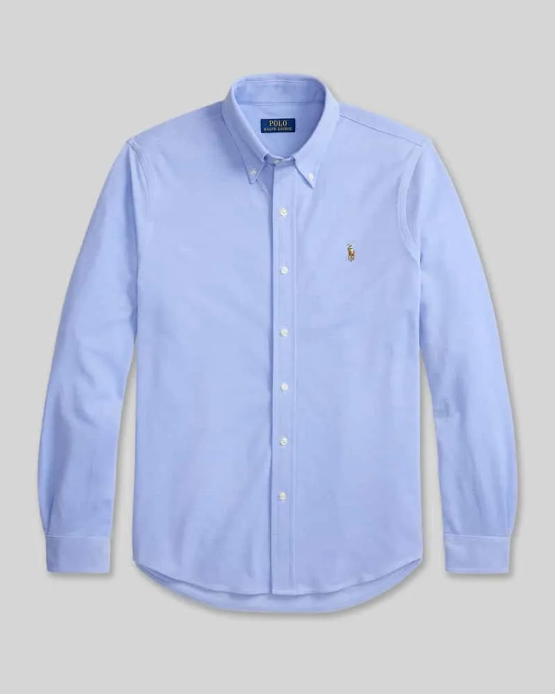 Ralph Lauren Regular Fit Freizeithemd aus reiner Baumwolle Hellblau