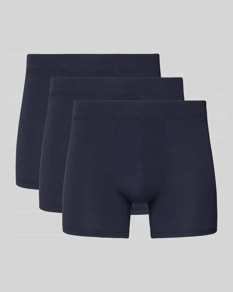 Christian Berg Trunks mit elastischem Bund im 3er-Pack Marine