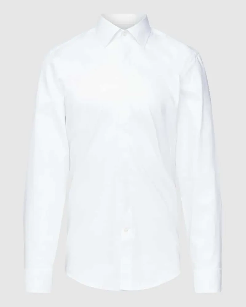 HUGO BOSS Slim Fit Business-Hemd mit New-Kent-Kragen Modell 'Hank Tux 