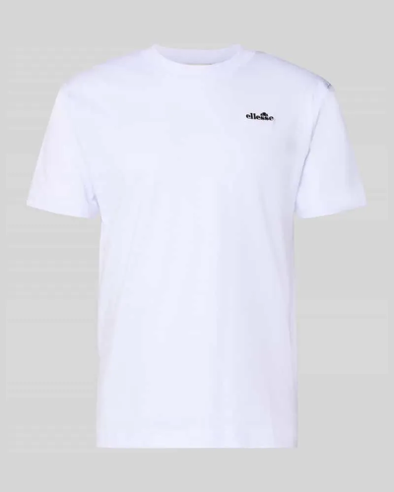 Ellesse T-Shirt mit Label-Stitching Modell 'ACCIANO CLASSIC Weiss