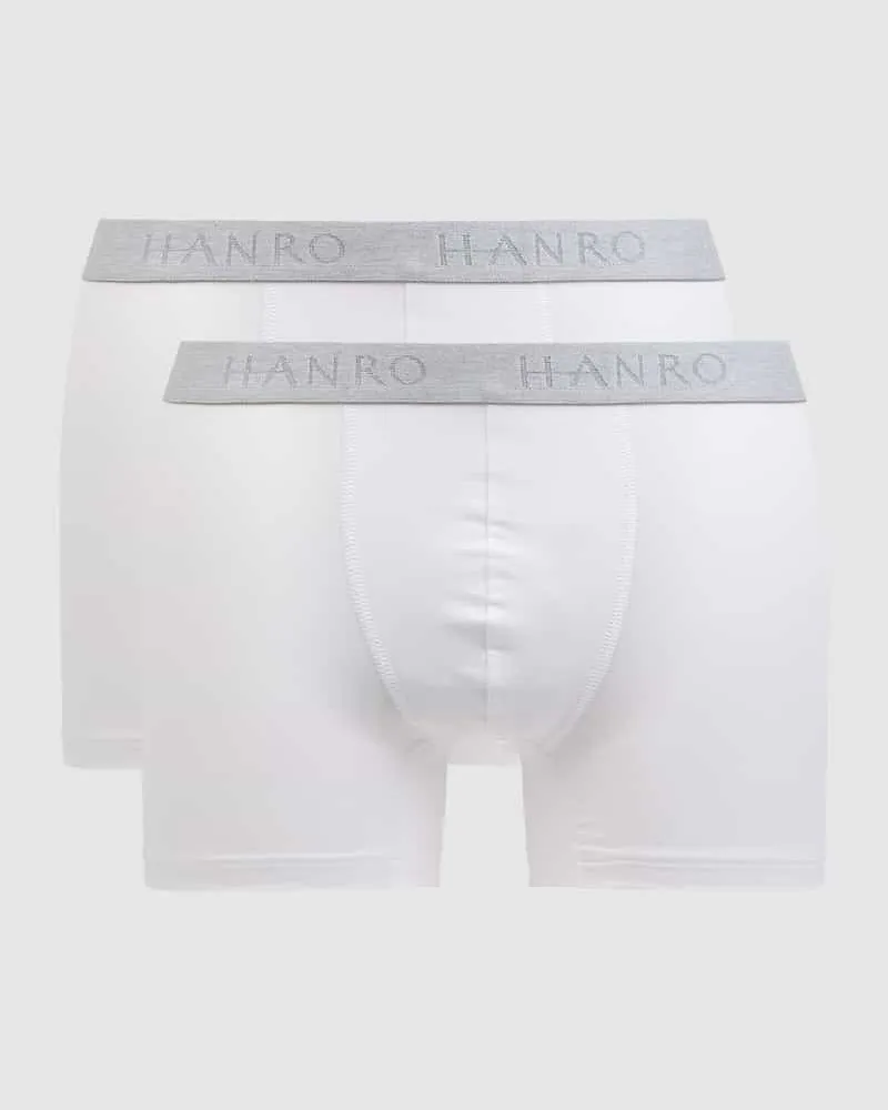 Hanro Trunks mit Label-Details im 2er-Pack 