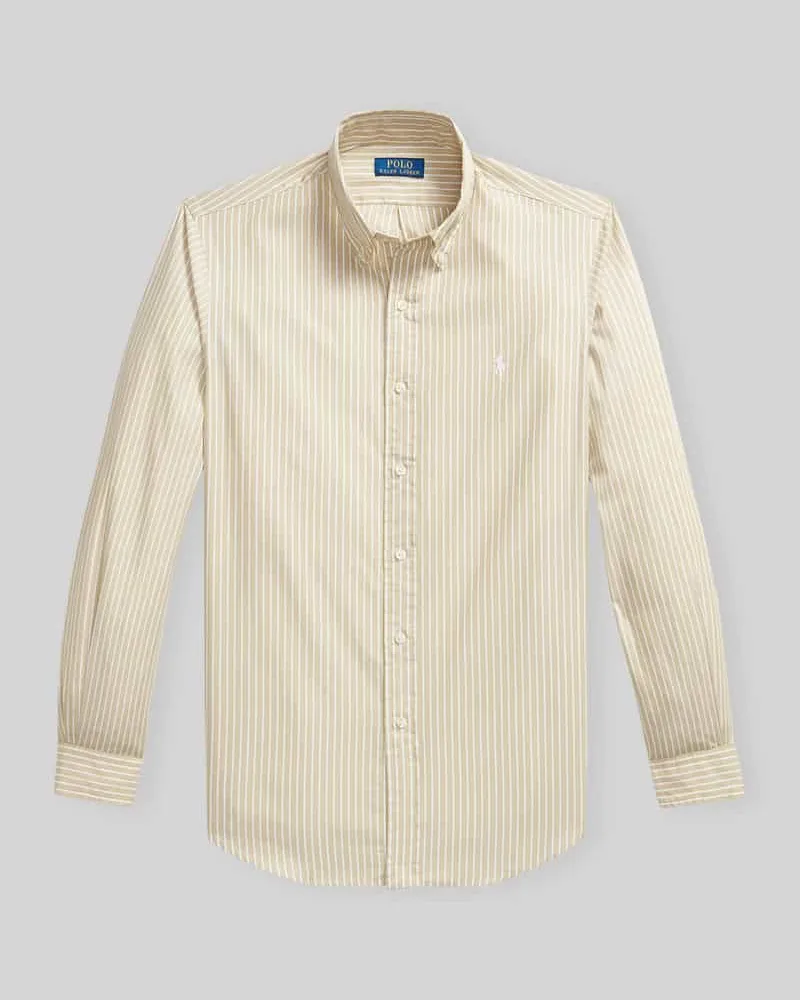 Ralph Lauren Regular Fit Freizeithemd aus reiner Baumwolle Beige