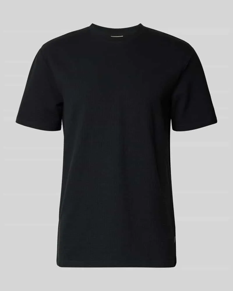 Only & Sons Regular Fit T-Shirt aus Baumwoll-Mix Modell 'KIAN Black