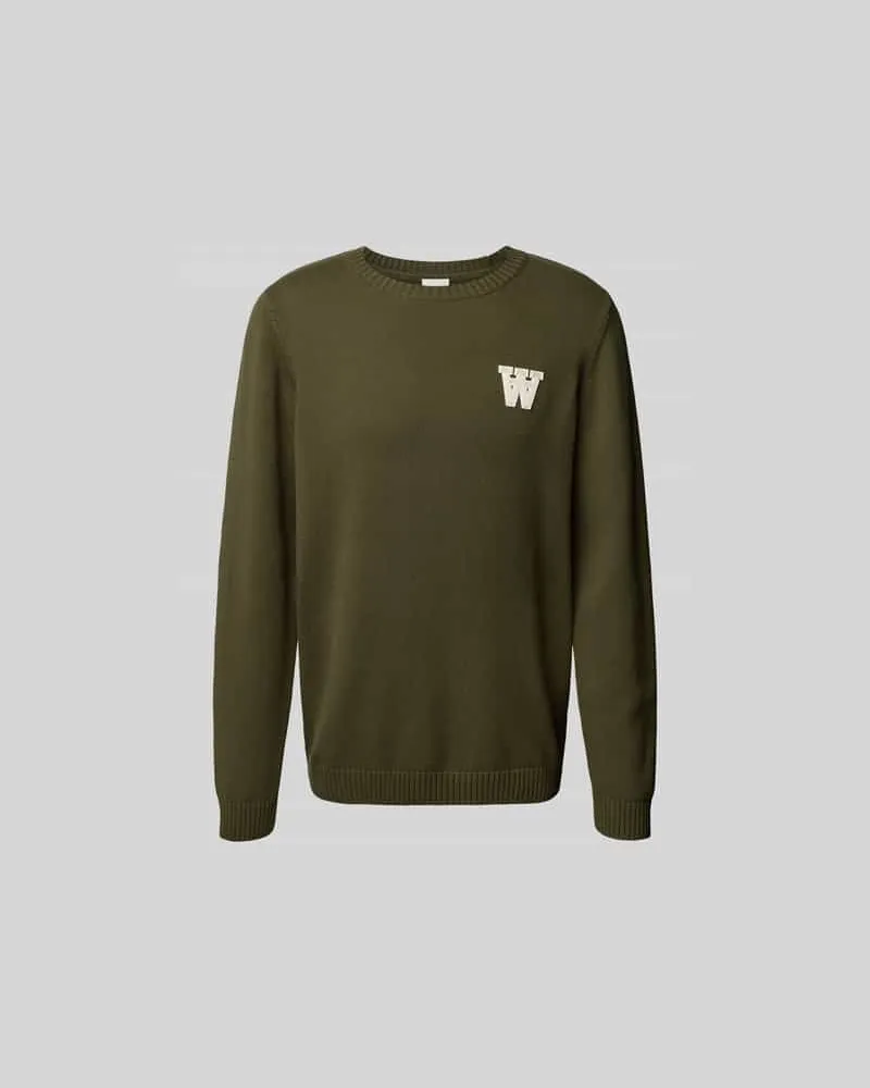 Wood Wood Relaxed Fit Strickpullover aus reiner Baumwolle Hazel