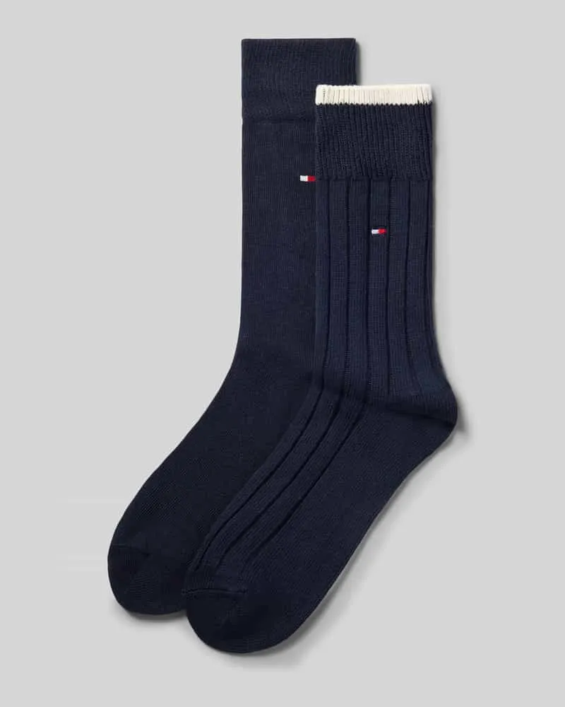 Tommy Hilfiger Socken aus Baumwoll-Mix Marine