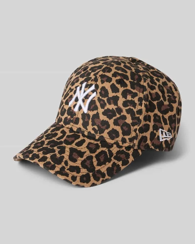 HUGO BOSS Base Cap mit Allover-Animal-Print Modell '9FORTY Black