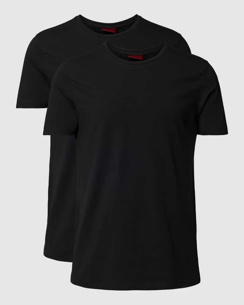 HUGO BOSS T-Shirt mit Logo-Print im 2er-Pack 