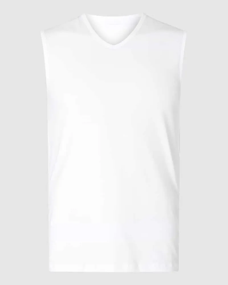 Mey Tanktop mit Stretch-Anteil Modell 'Muscle Weiss
