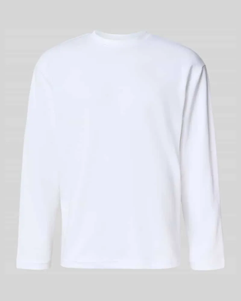 Selected Homme Loose Fit Langarmshirt aus Baumwoll-Mix Modell 'LOOSEOSCAR 
