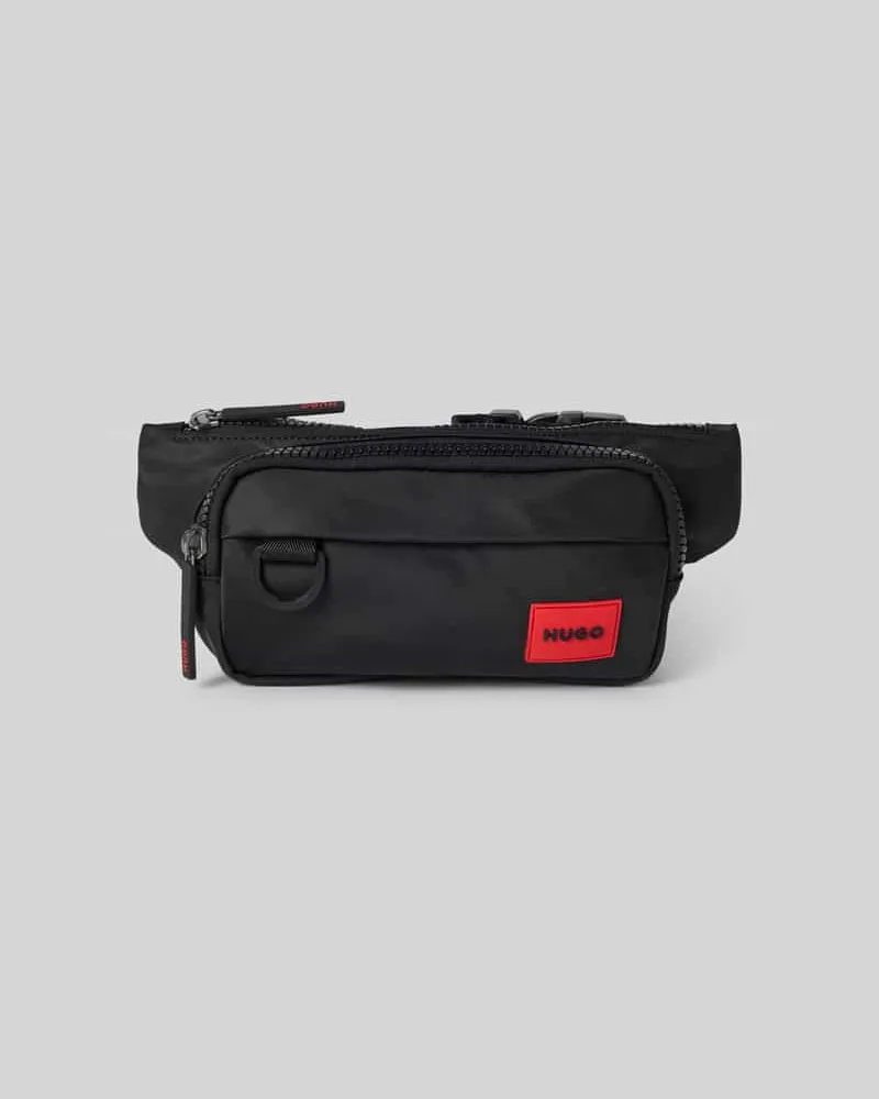 HUGO BOSS Bauchtasche mit Label-Detail Modell 'Ethon Black