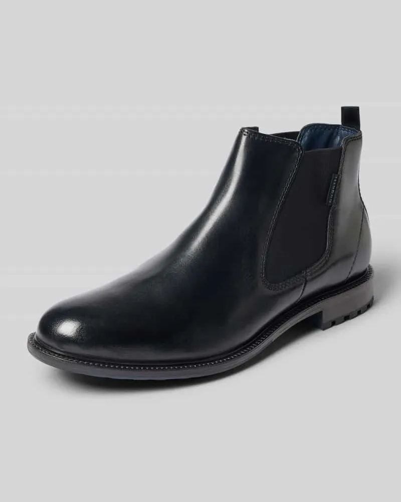 Bugatti Chelsea Boots aus echtem Leder Modell "Bonifacio Black