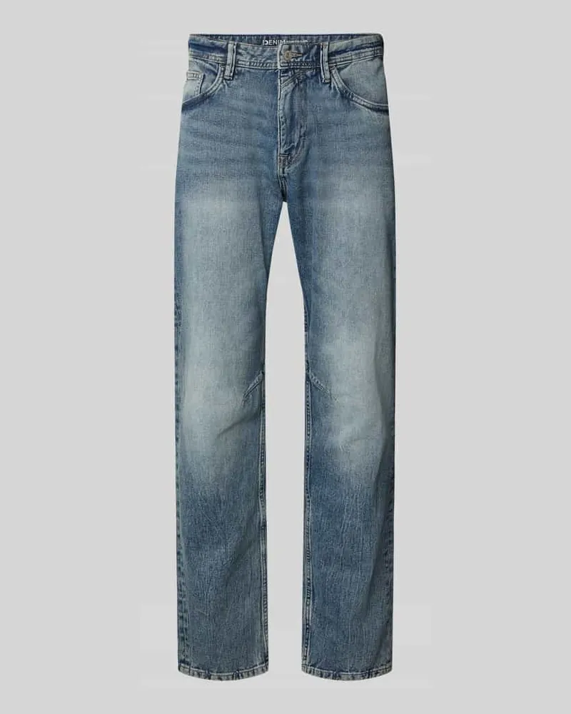 Tom Tailor Relaxed Fit Jeans aus reiner Baumwolle Blau