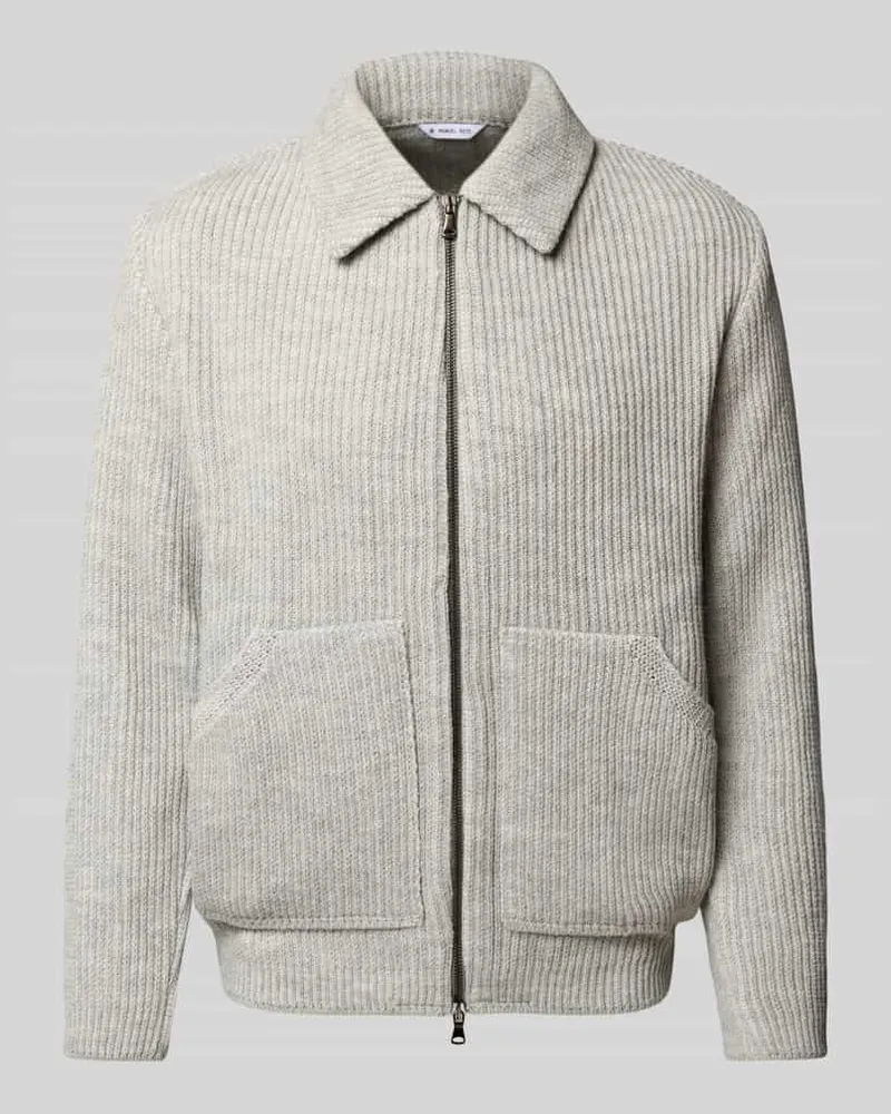 Manuel Ritz Jacke mit Strukturmuster 