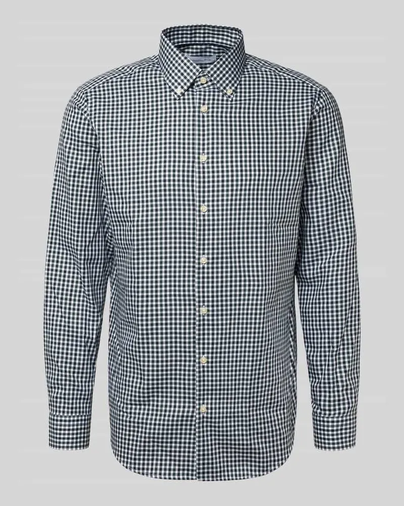 Christian Berg Regular Fit Business Hemd aus Baumwolle Bottle