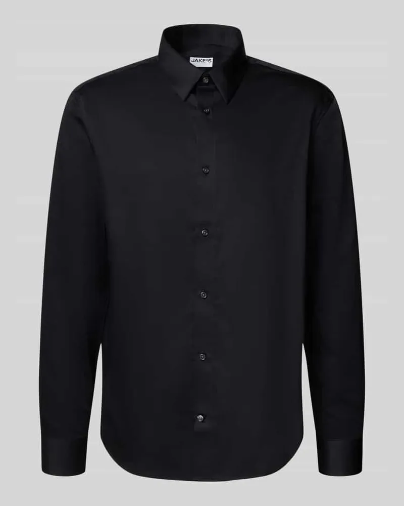 JAKE*S Regular Fit Business-Hemd mit Kentkragen 