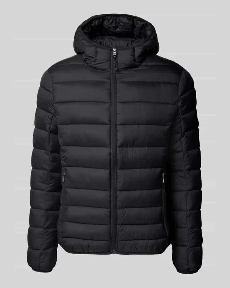 McNeal Steppjacke mit Kapuze Black