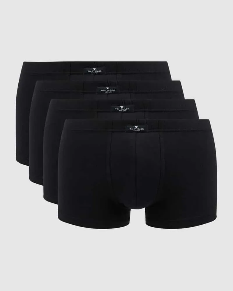 Tom Tailor Trunks mit Stretch-Anteil im 4er-Pack 
