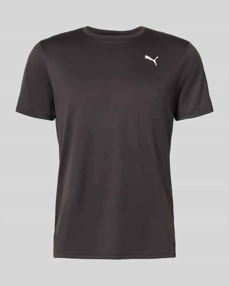 Puma T-Shirt mit Logo und Rundhalsausschnitt Black