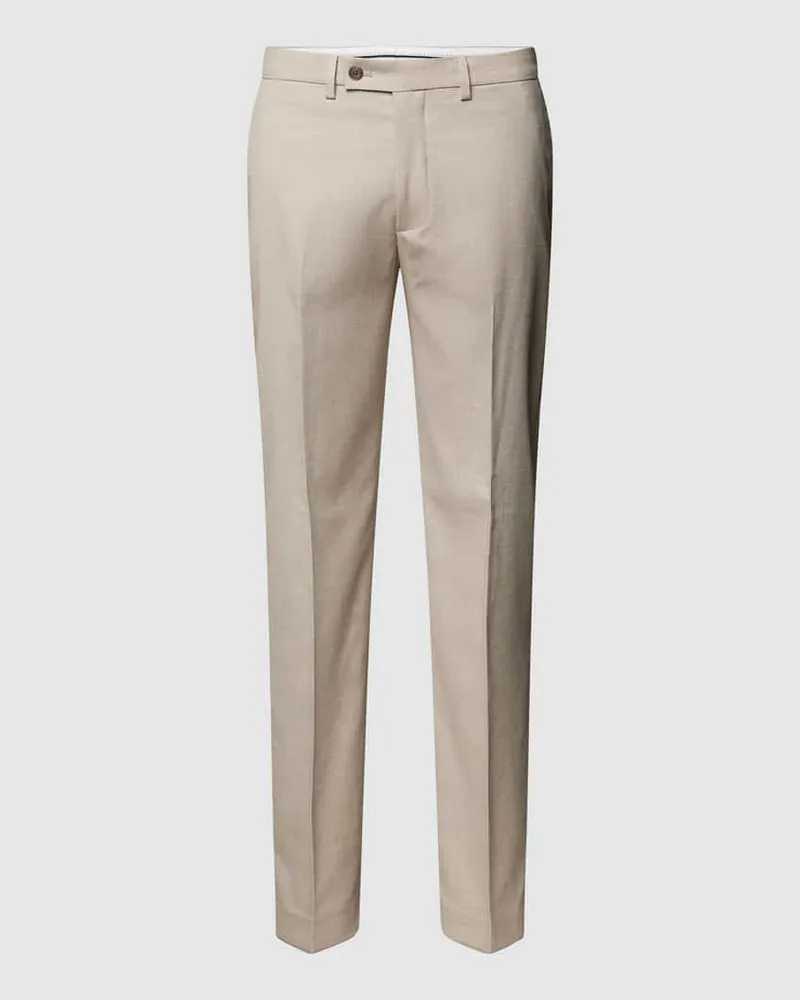 Christian Berg Regular Fit Anzughose mit Gesäßtaschen Beige