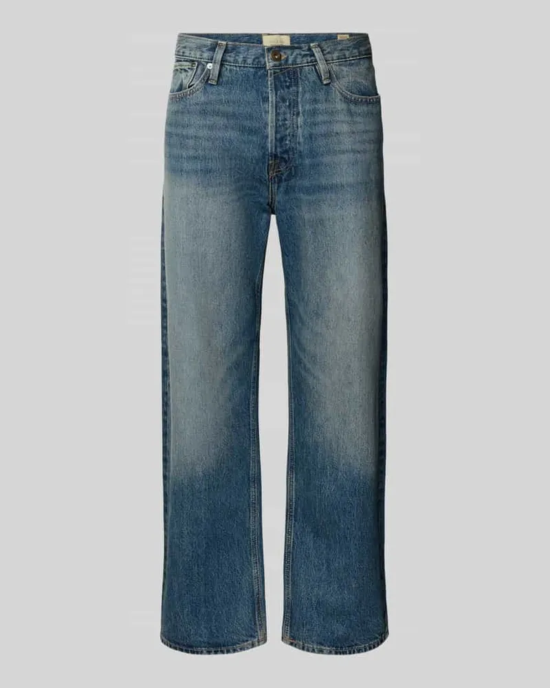Jack & Jones Straight Fit Jeans Modell 'TED Jeansblau