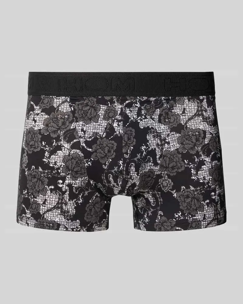 HOM Trunks im Allover-Look mit elastischem Bund Modell 'Fairmont 