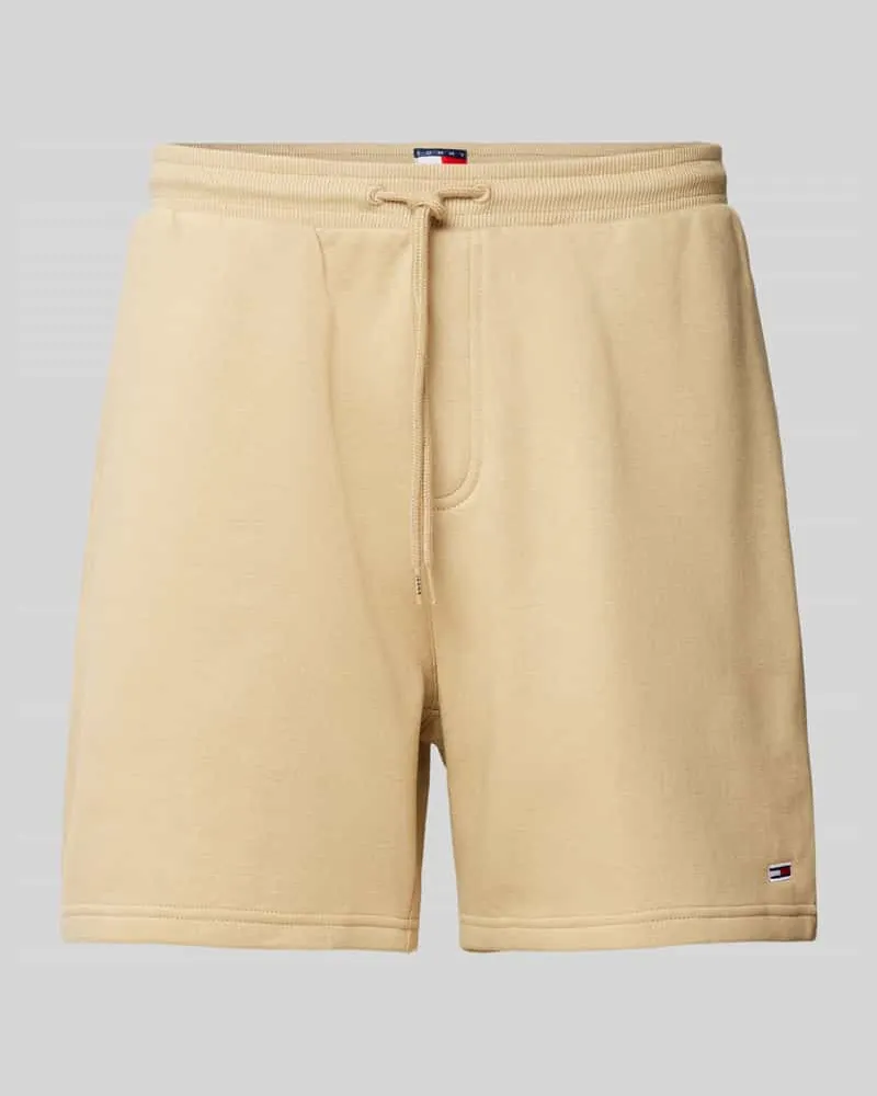 Tommy Hilfiger Regular Fit Sweatshorts aus Baumwoll-Mix 